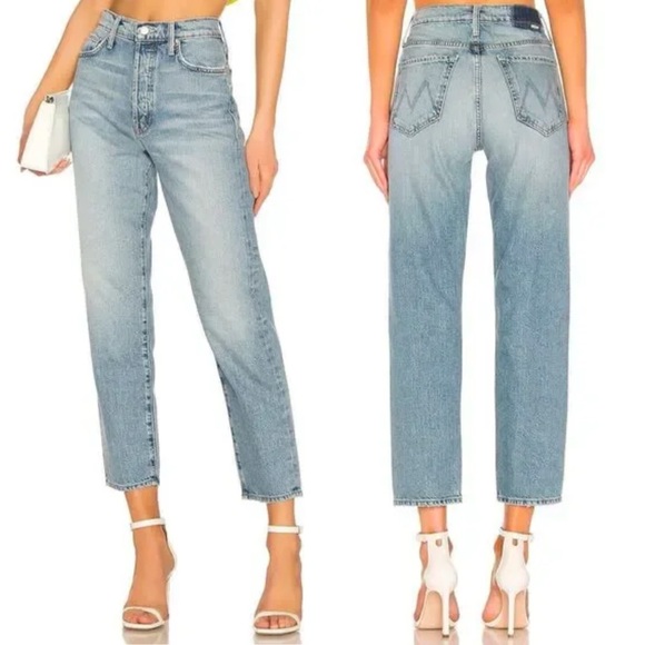 MOTHER Denim - MOTHER- The Huffy Flood Jeans Light Wash Wicked Size 29 90s Vintage Style
